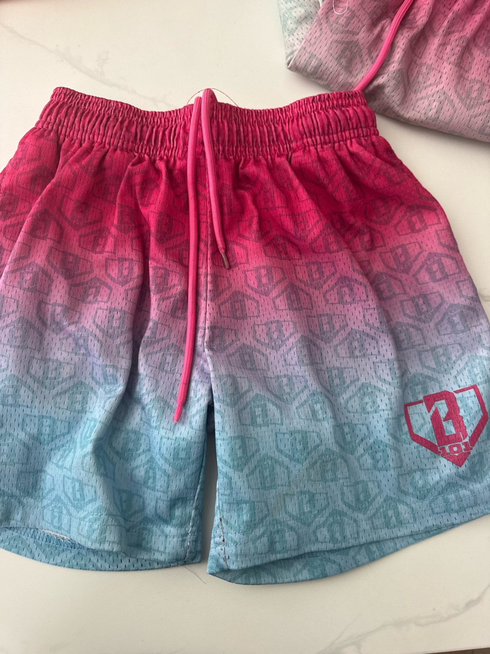 Baseball Lifestyle 101 gradient short